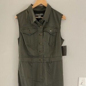 Lark & Grey Olive Sleeveless Jumpsuit